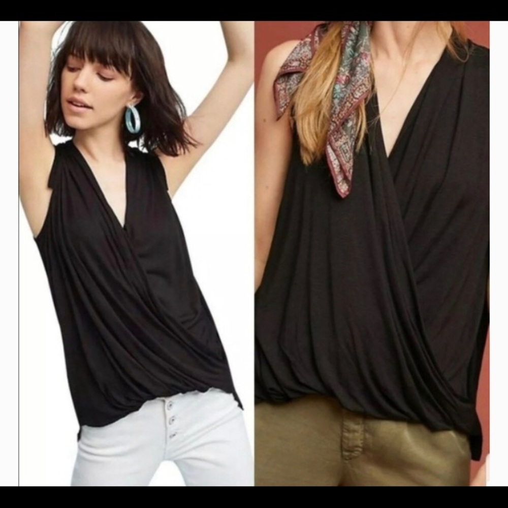 Anthropologie Wrapped Tank
